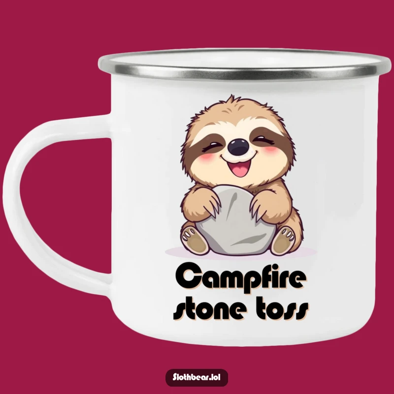 Funny Sloth Bear Camping Mug: Enjoy Giggles and Simple Joys Outdoors