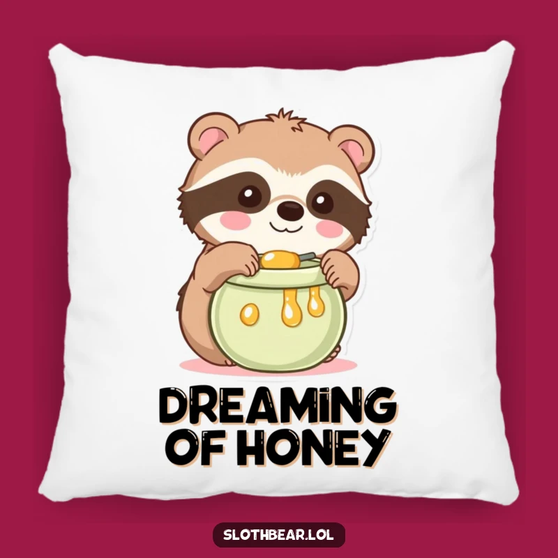Funny Kawaii Sloth Bear Pillow: Cozy Cuteness for Sweet Dreams and Funny Gifts