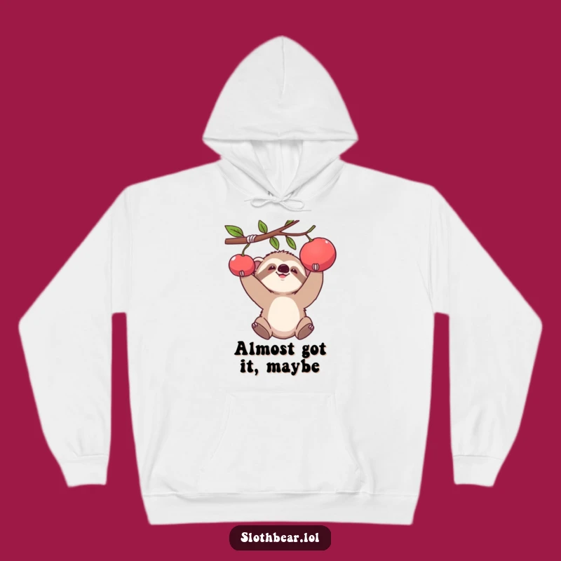 Cozy Baby Sloth Bear Hoodie: Stay Warm with This Funny and Determined Animal Apparel