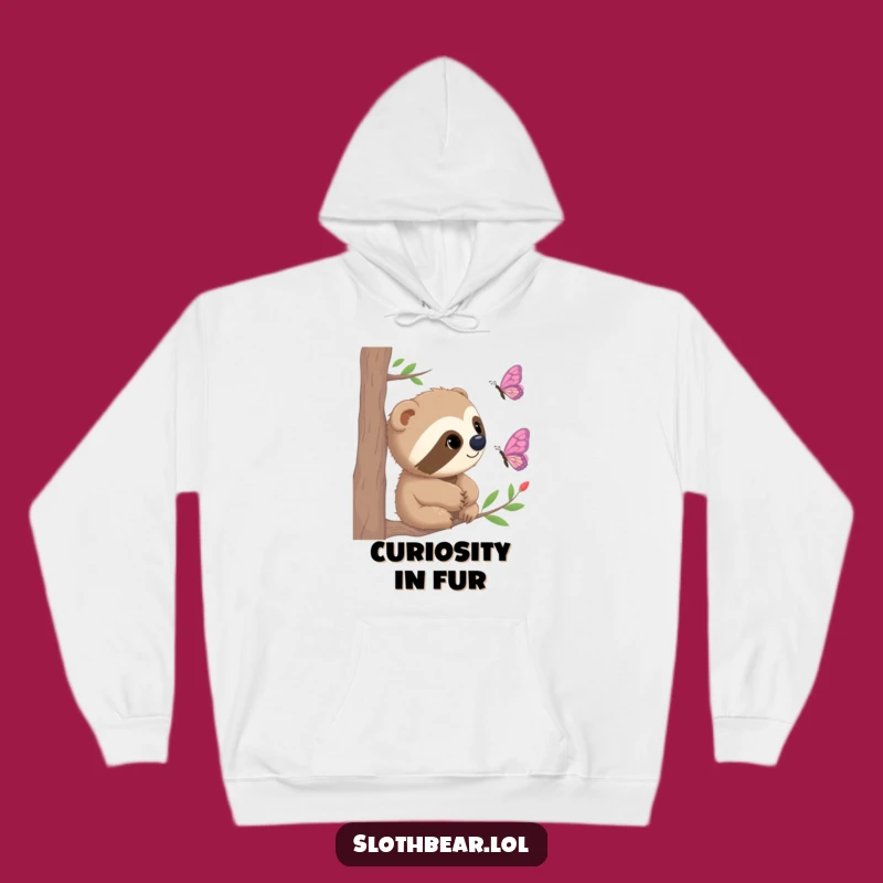 Cozy Funny Sloth Bear Hoodie: Stay Warm While Admiring Nature's Wonders