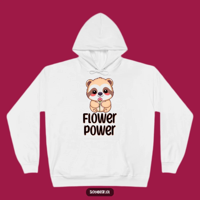 Funny Sloth Bear Hoodie: Cozy Kawaii Balance, Perfect Warm Funny Gift!