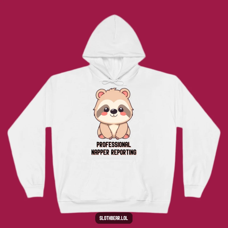 Funny Kawaii Sloth Bear Hoodie: Snuggle Up with a Smile Gift