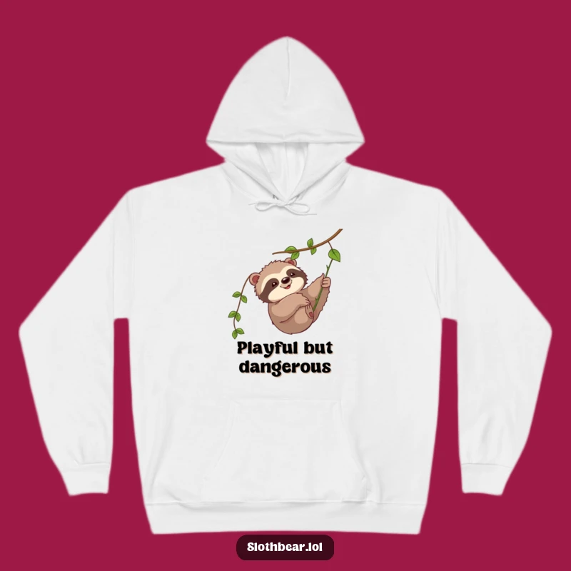Funny Sloth Bear Vine Swat Hoodie: Cozy Comfort With Playful Charm