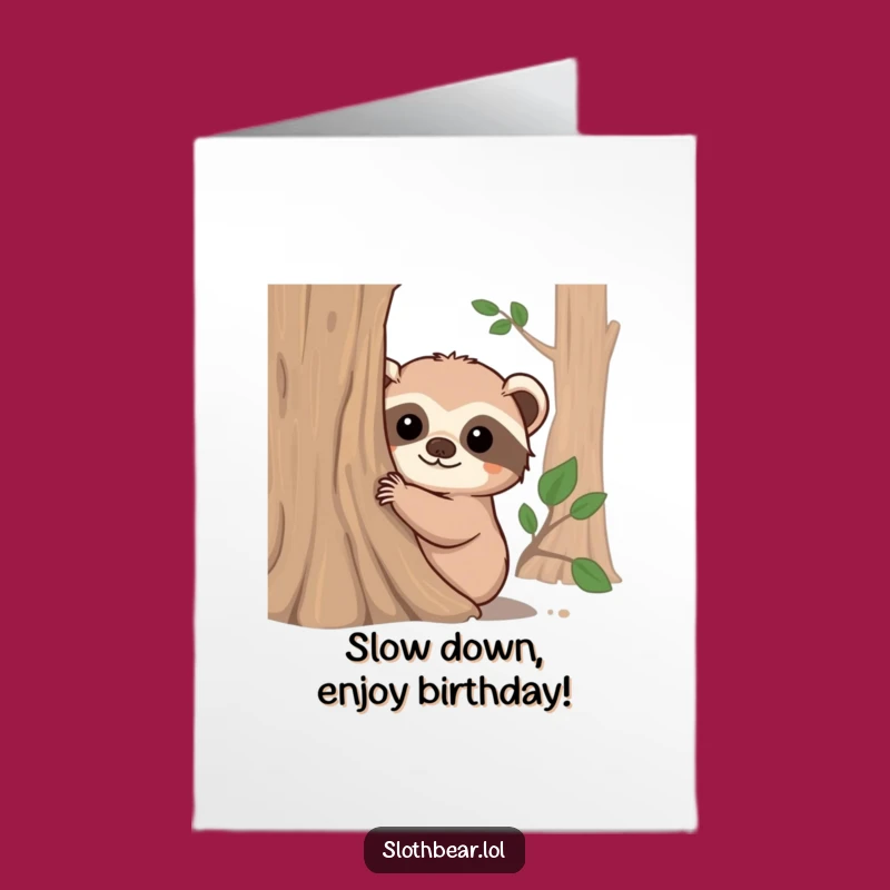 Peek-a-Boo Birthday Bear Card: Free Printable - Fuzzy Forest Fun!