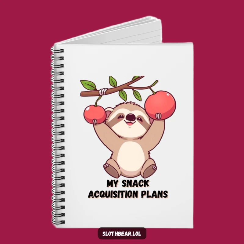 Funny Baby Sloth Bear Notebook: Jot Down Ideas with Adorable, Humorous Flair