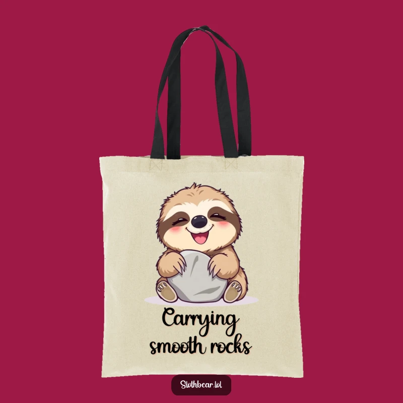 Funny Sloth Bear Tote Bag: Carry Your Giggles and Treasures